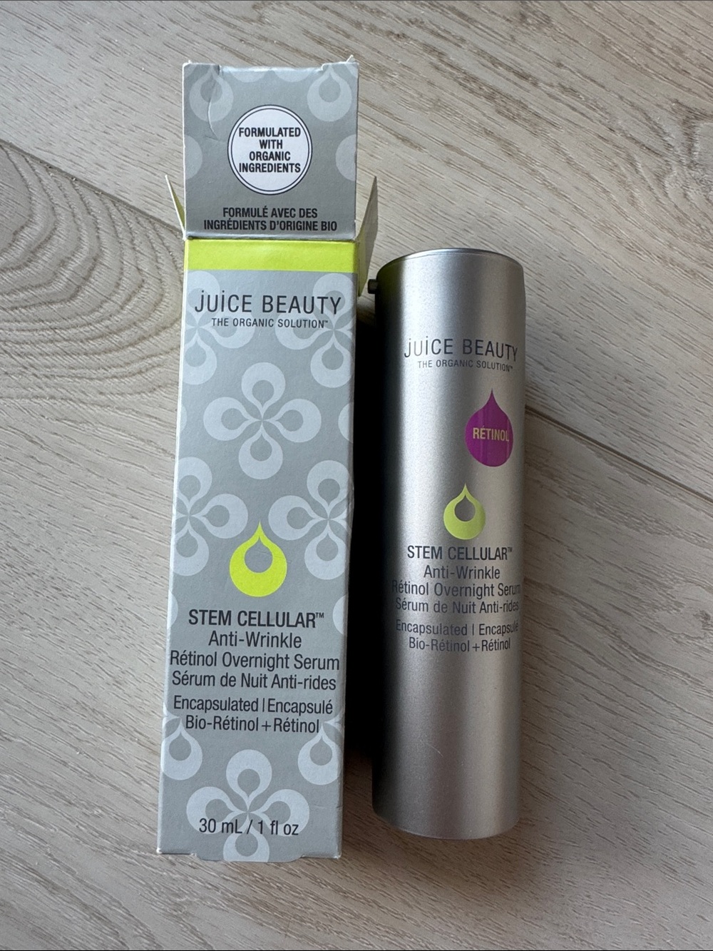 Juice Beauty Stem Cellular Anti-Wrinkle Retinol Serum + Freebie